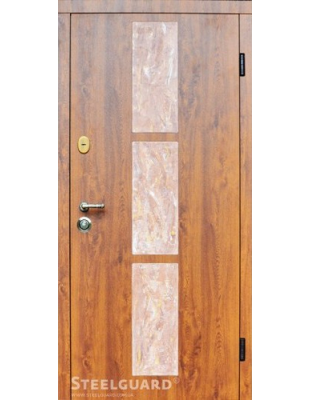 Входные двери недорого Stone-V golden oak